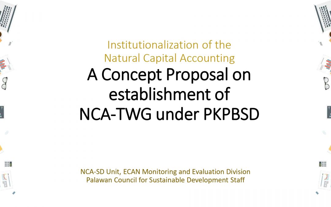 A Concept Proposal on Establishment of NCA-TWG under PKPBSD